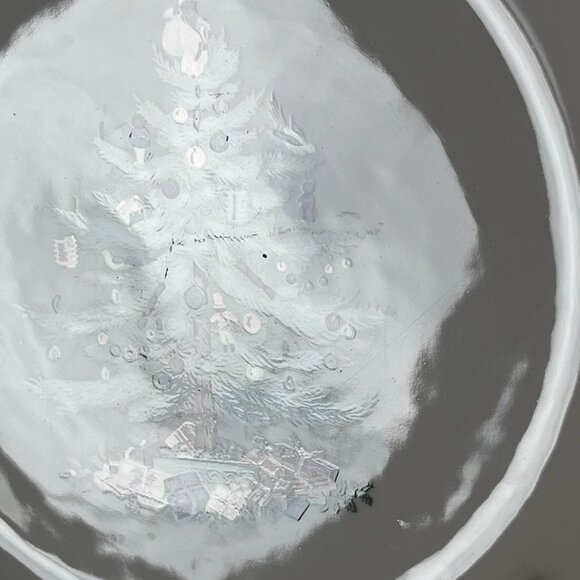 2 Spode Christmas Tree Garland Square Salad Plates 8.75” Vintage 2005 Holiday - Picture 10 of 10